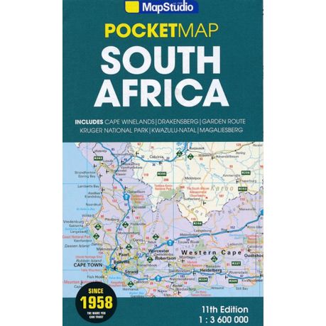 South Africa Pocket Map Image
