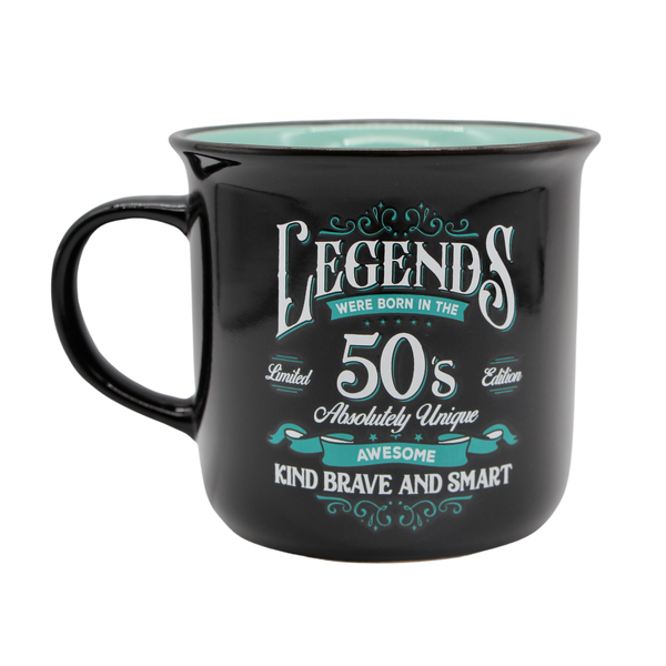 Legends Mug - Decade: 1950's - Turquoise