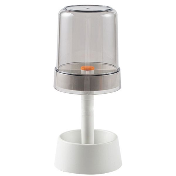 Toothbrush Holder Stand with Toothbrush Cup/Cover and 3-Slot Organiser Stand