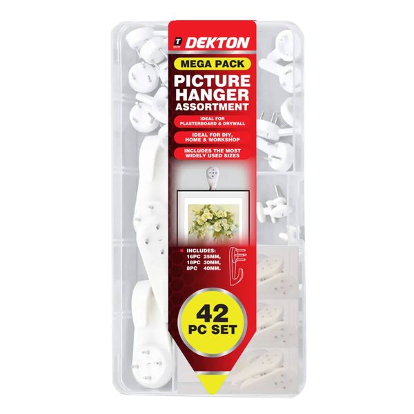 Dekton 42 Piece Picture Hanger Kit
