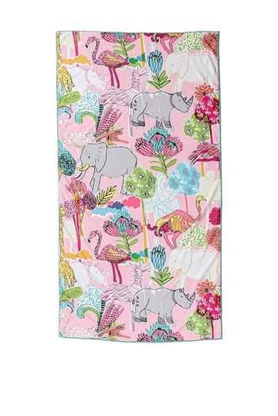 Soft Touch Printed Sugar Island Beach Towel, 70x130cm
