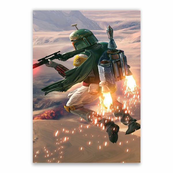 Boba Fett Jetpack Poster - A1