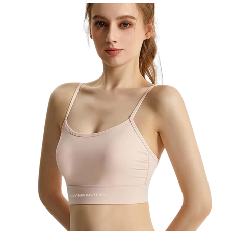 GymPanther Quick Dry Low Cut Back Strappy Sports Bra