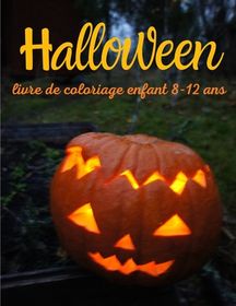 Halloween livre de coloriage enfant 812 ans Cahier de coloriage