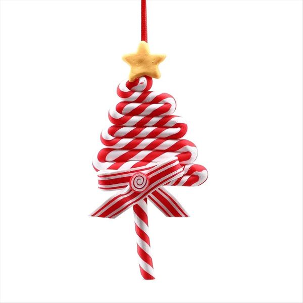 Christmas Tree Decoration Ornament Soft Clay Lollipop A