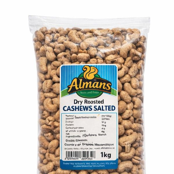 Alman's Cashews 1kg Salted