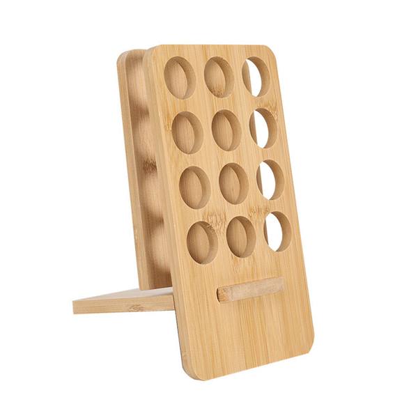 12 Holes Essential Oil Rack Oil Bottle Holder Nail Polish Display Rack