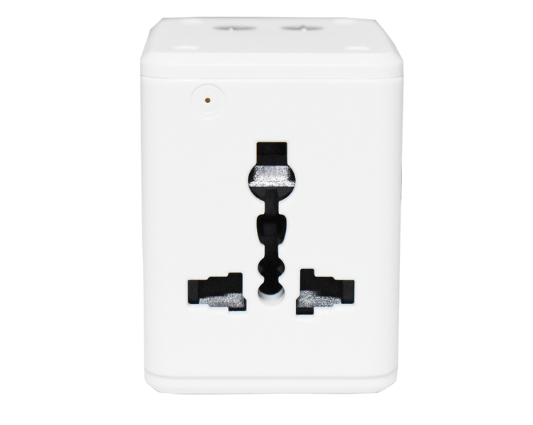 All in One Worldwide Universal Plug Travel Adapter with 2 USB Ports