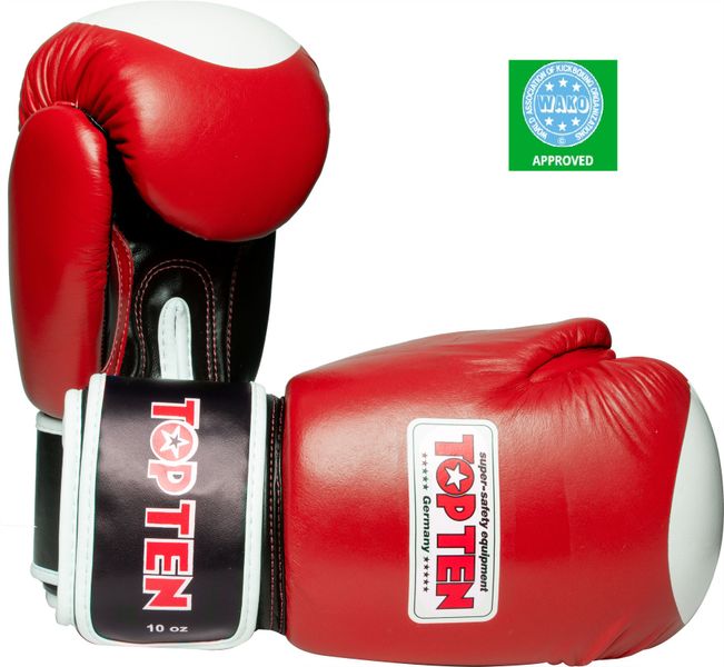 Boxing Gloves WAKO - Red 10oz