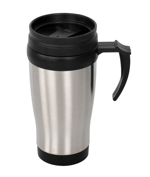 Leisurequip Travel Mug Stainless Outer Plastic Inner