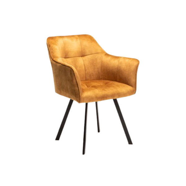 Deluxe velvet dining chair