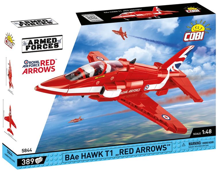 BAe Hawk T1 (Red Arrows) Airplane Construction Model