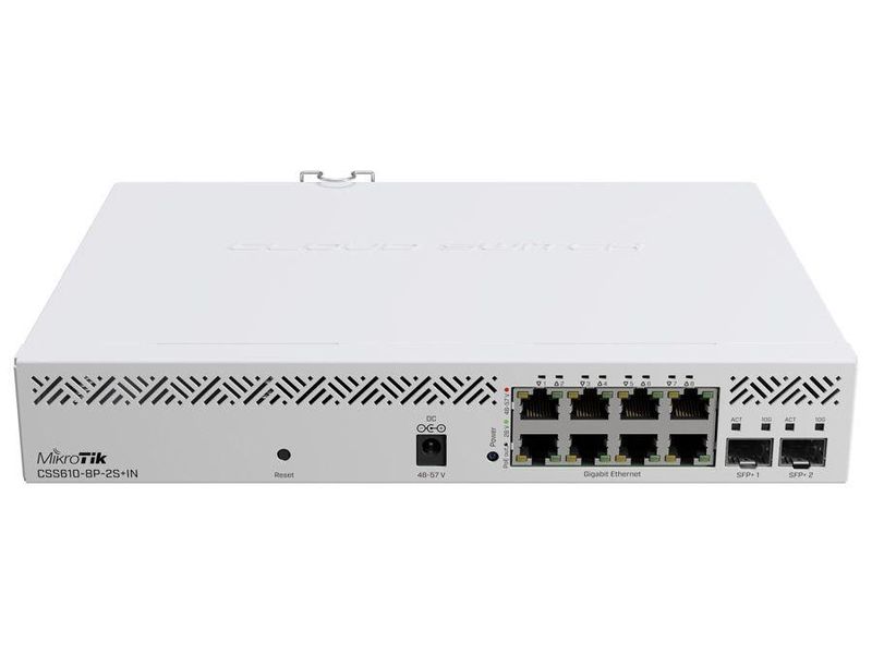 MikroTik SwoS Cloud Switch 8 Port PoE 2 SFP+