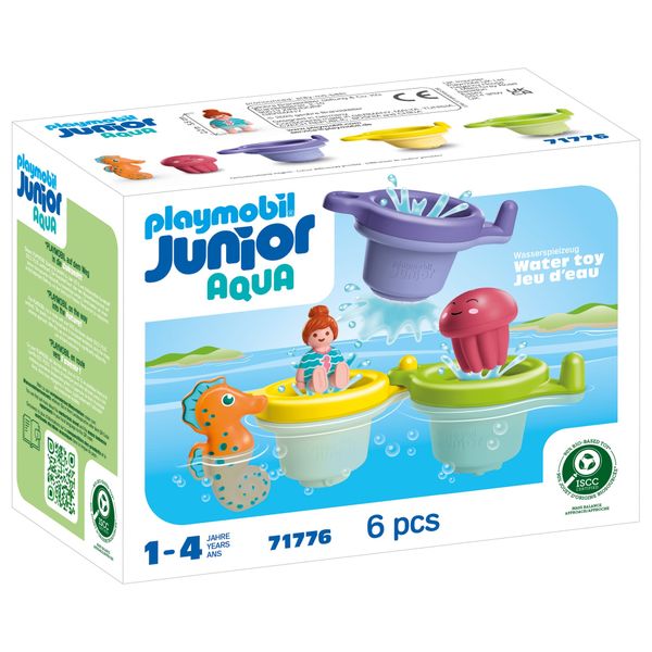 Playmobil Junior Aqua - Floating Cups with Water Fun - 6 Piece