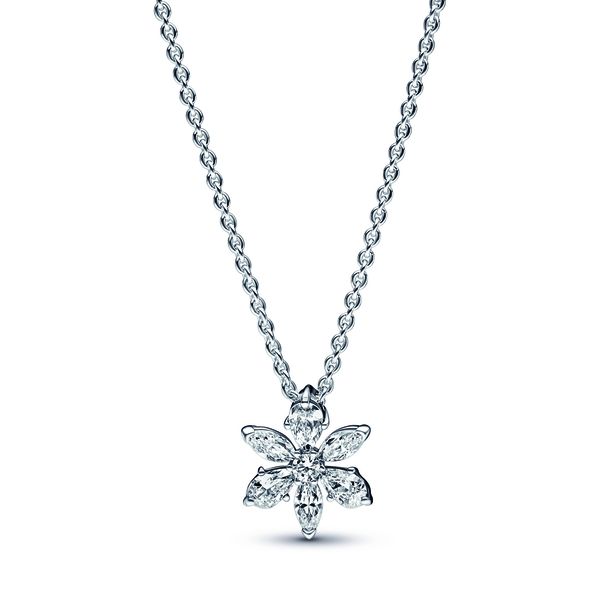 Pandora Sparkling Herbarium Cluster Pendant Necklace