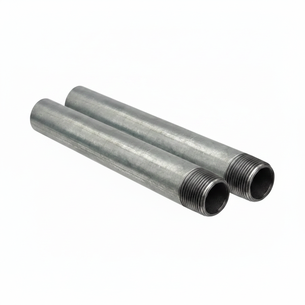 Galvanized Steel Stand Pipe 40mm x 300mm for Irrigation - 2 Pack