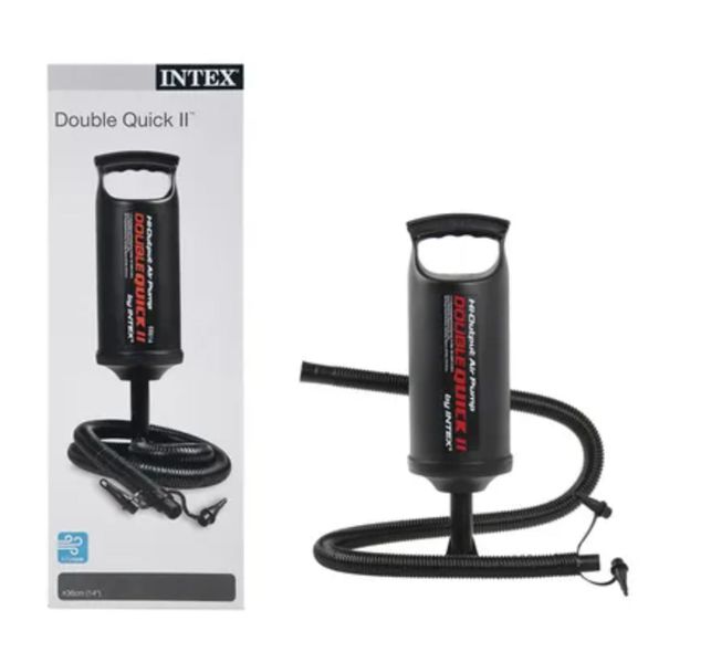 Intex Hand Pump Plastic High Output 36 cm - Manual Dual-Action Air Pump