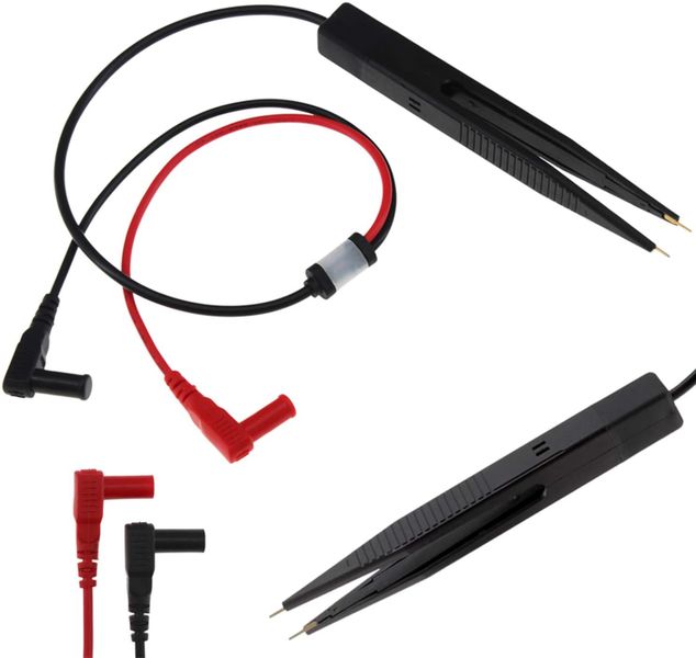 Antwire Alligator Multimeter Tester Tweezers for Resistor Capacitor