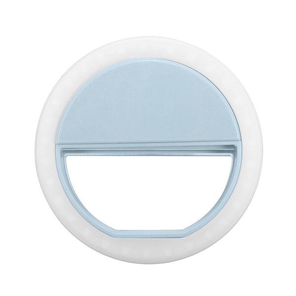 LED Rechargeable Phone Clip Selfie Ring Light