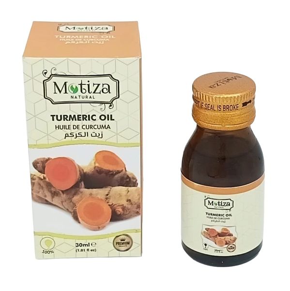 Motiza Natural Turmeric Oil - 30ml (Curcuma Longa) - 100% Pure