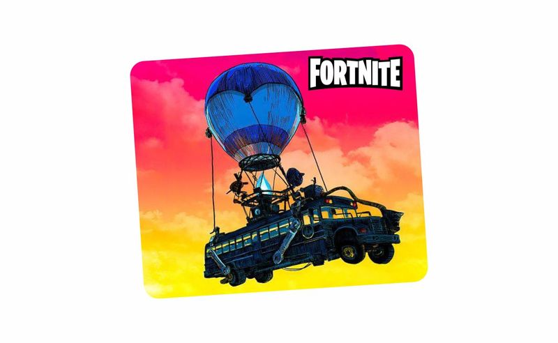 Fortnite Battle Bus Themed Mouse Pad