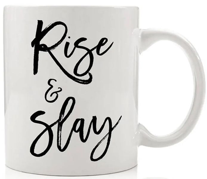 Rise &amp; Slay Boyfriend Girlfriend Anniversary Valentine Gift 11Oz Mug