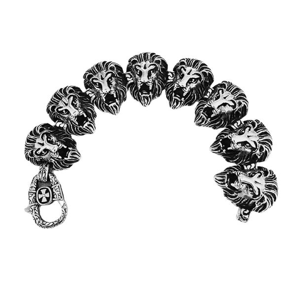 Regal Lion Link Bracelet - High Grade Stainless Steel