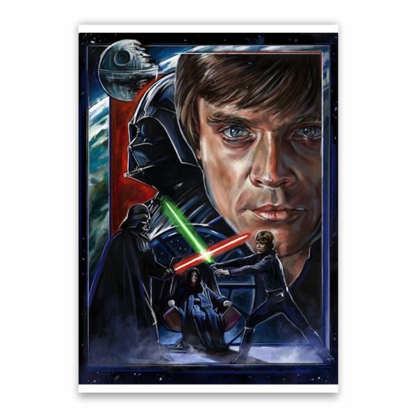 Luke Skywalker Vs Darth Vader Poster - A1