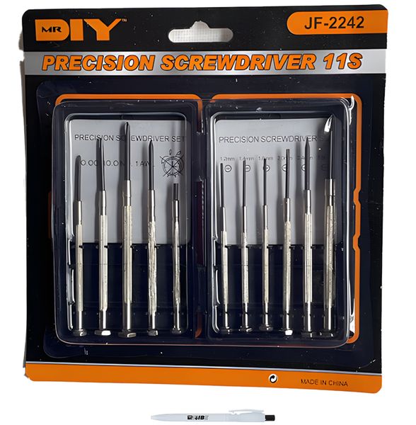 11 Pieces Multipurpose Different Precision Screwdrivers Set With ReVibe Pen