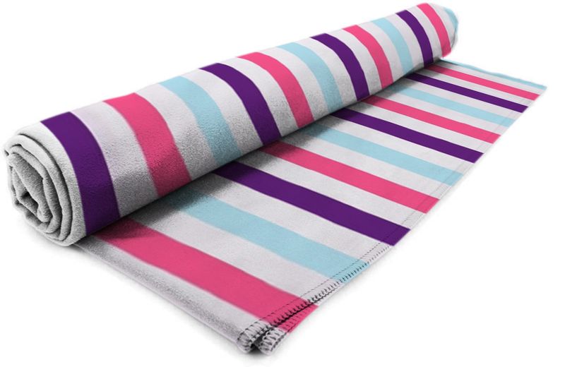 CampsBerg - Quick Dry Microfibre Beach Towel - Summer Stripes