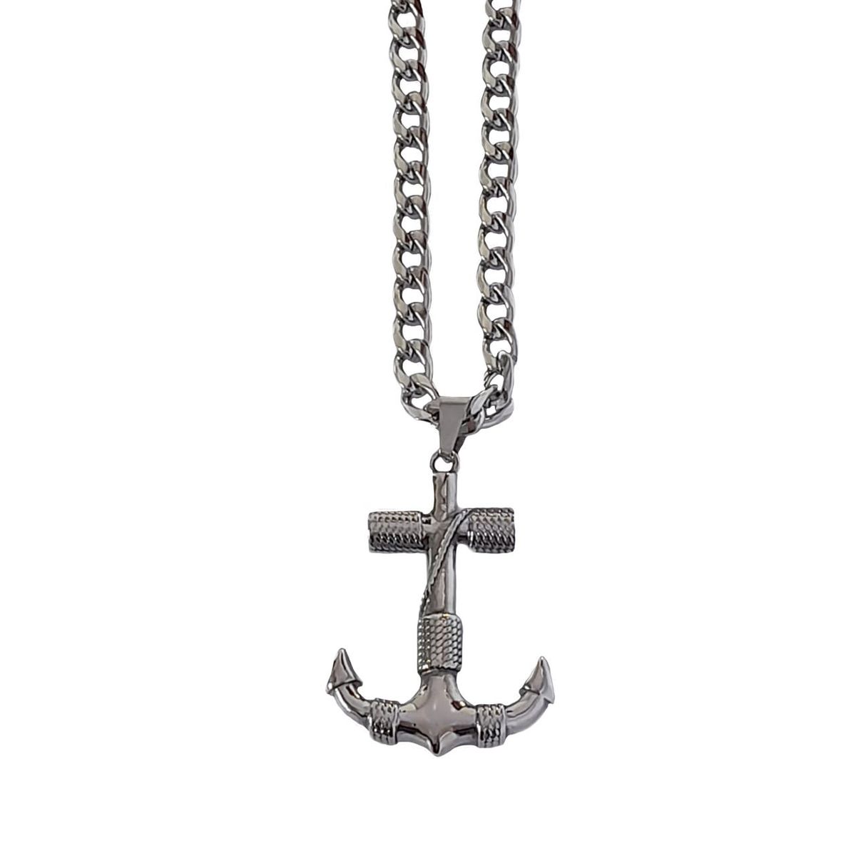 Mens Soild Anchor Stainless Steel Curb Chain Shop Today. Get it Tomorrow!