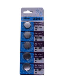 Da Vinci CR2032 batteries 2032 3V Lithium Type Cell Watch Battery Pack ...