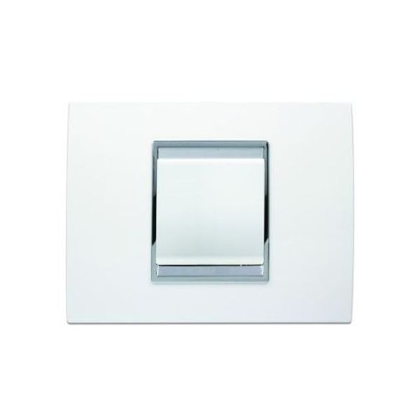 Gewiss - 1 Lever 1P 16A Kit Chorus White C/W 2×4