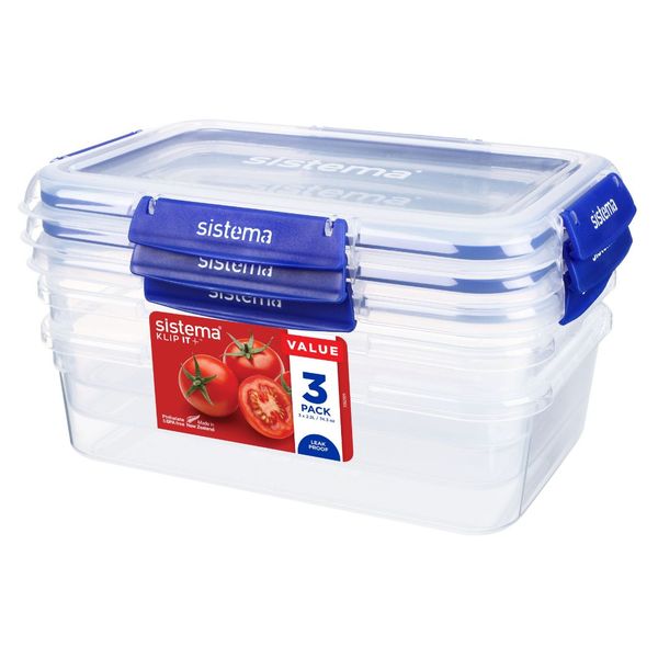 Sistema Klip It Plus - 2.2L Rectangle 3 Pack
