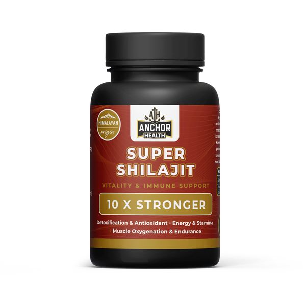 Anchor Health - Super Shilajit 10 x Stronger - 60 Capsules
