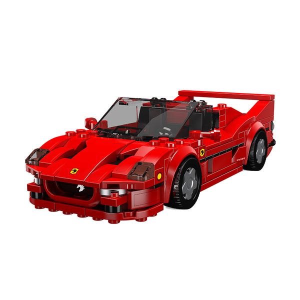 Hypercar Series F50 Model Building Blocks Toy with Display Case