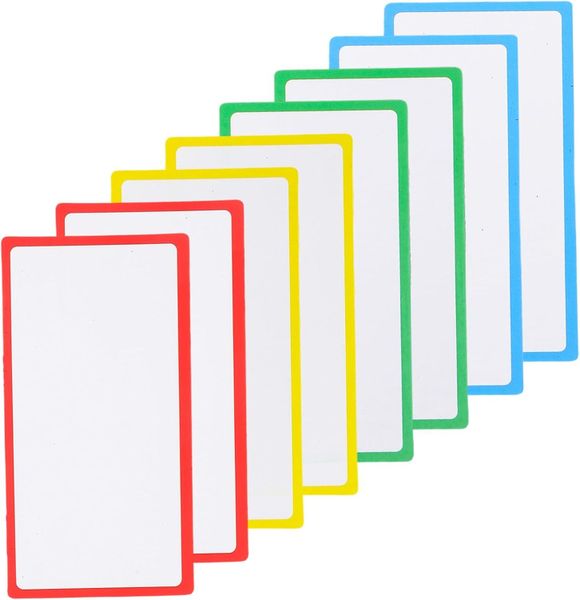 36Pcs Magnetic Dry Erase Name Tags Reusable Writable Labels with Colored