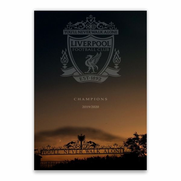 Liverpool Champions 2019 20 Poster - A1