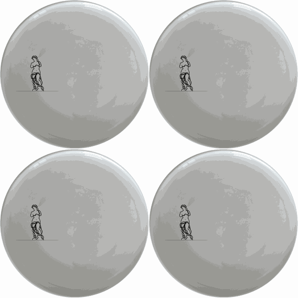 Venus Milo Side Plate Set of 4 - Range 2
