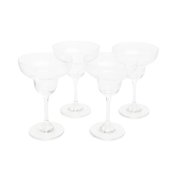 George &amp; Mason - Soho Crystal Cocktail Glasses -Set of 4