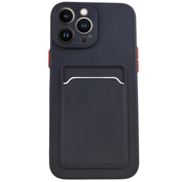 Stylish Card Slot Design Phone Case - iPhone Compatible - iPhone 13 Pro Max