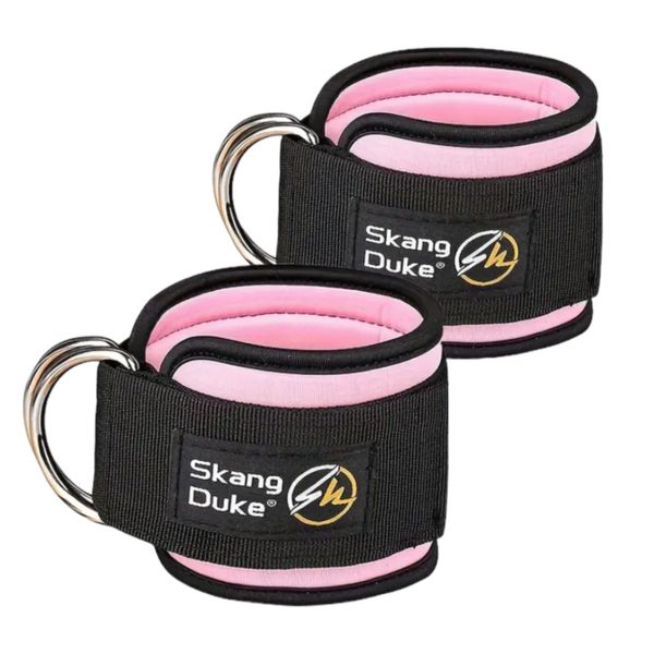 Leg Training Ankle Strap - Pink/Black - Set Of 2