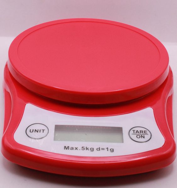 Digital Kitchen Scale - Red