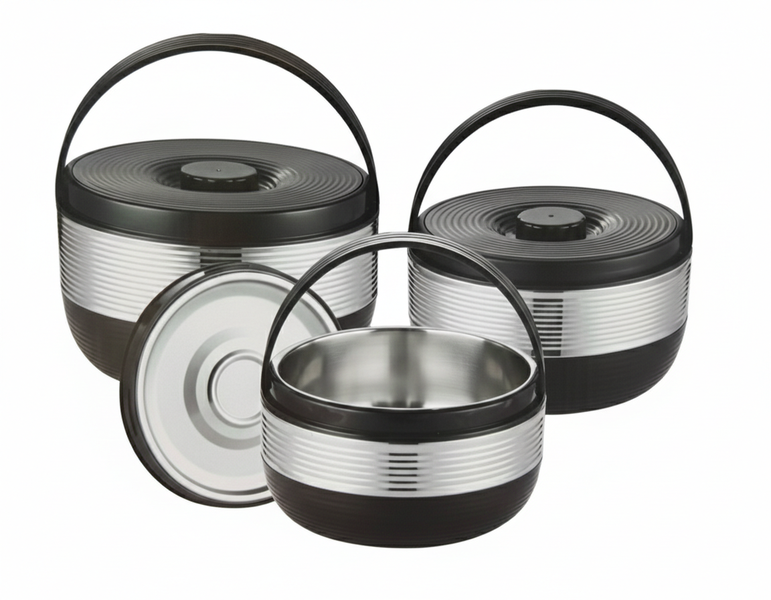 Apple 3 - Piece Insulation Bucket Lunch Box Keep Warm 8-10 Hours