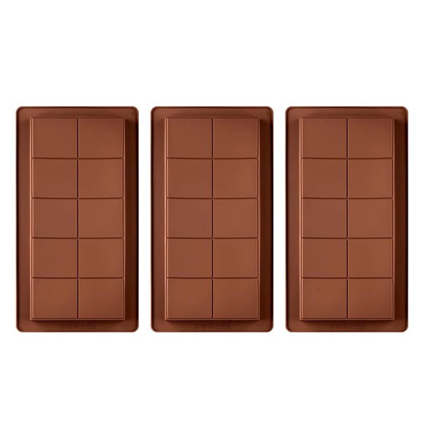 Chocolate Bar Molds Silicone Bars Break Apart Wax Melt Mould Easy Release