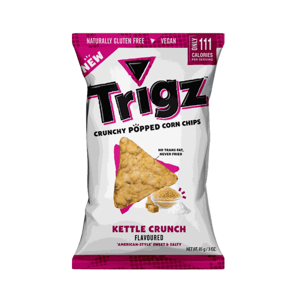 Trigz Kettle Crunch Crunchy Popped Chips (16 x 85g)