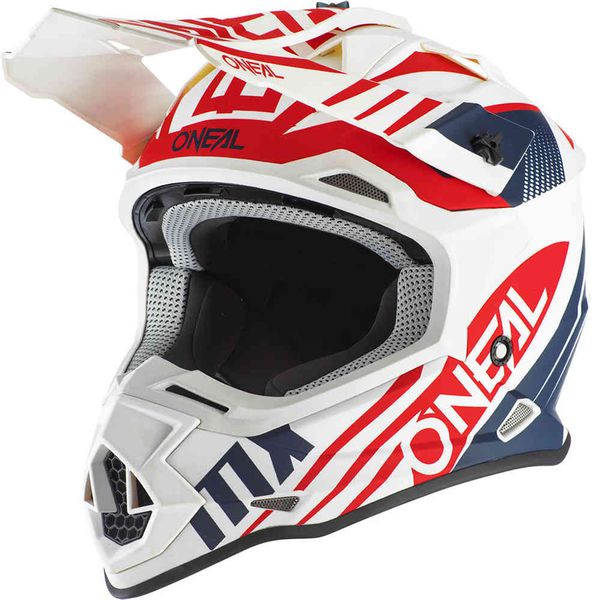 O'Neal 2 Series Spyde 2.0 White/Blue/Red Helmet