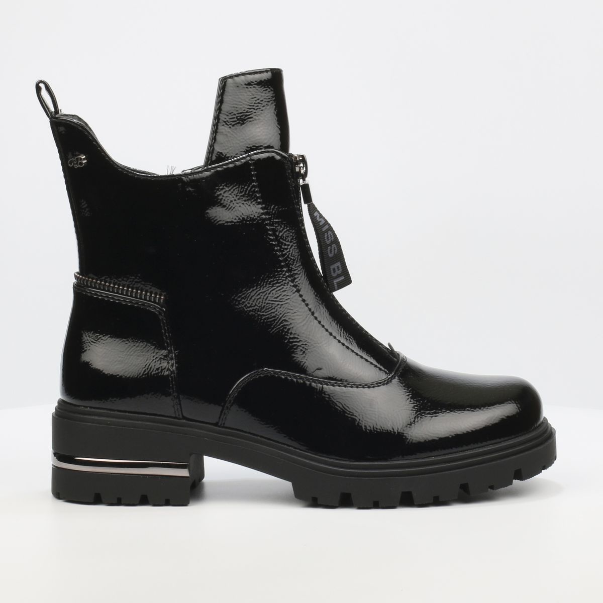 Miss Black Women Black Round Toe TPR Sole Boots | Shop Today. Get it ...