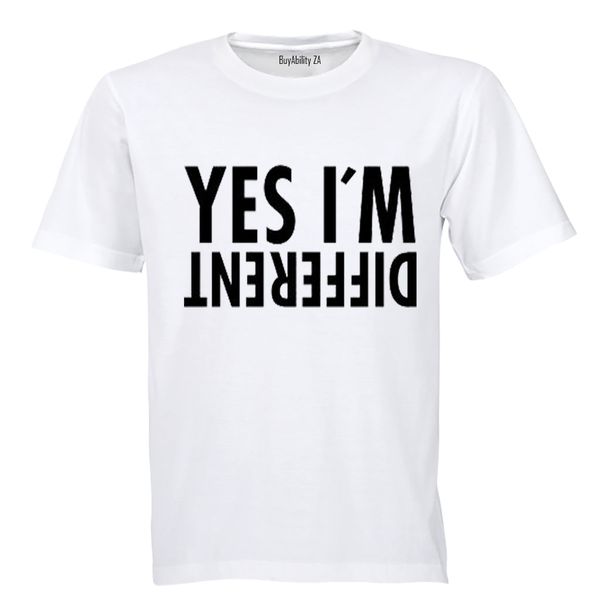 I'm Different - Mens - T-Shirt - White image