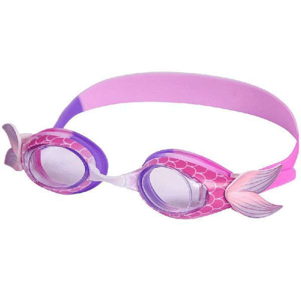 Mermaid Shape Kids Swimming Goggles - Pink, Blue